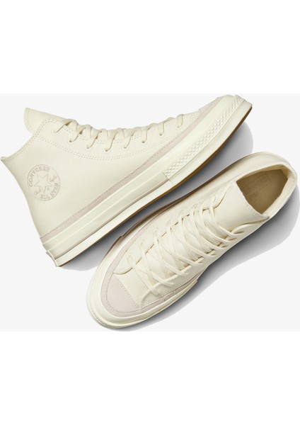 Chuck 70 Taylored Lux Unisex Krem Sneaker indirimleri