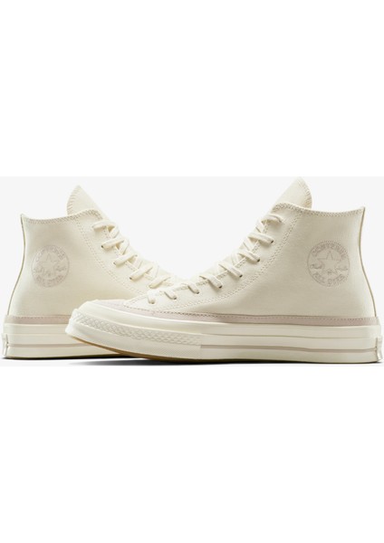 Chuck 70 Taylored Lux Unisex Krem Sneaker