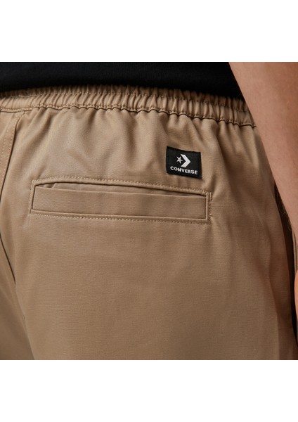 Straight Leg Erkek Kahverengi Eşofman Altı