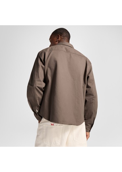 Classic Erkek Cepli Kahverengi Gömlek fiyatları