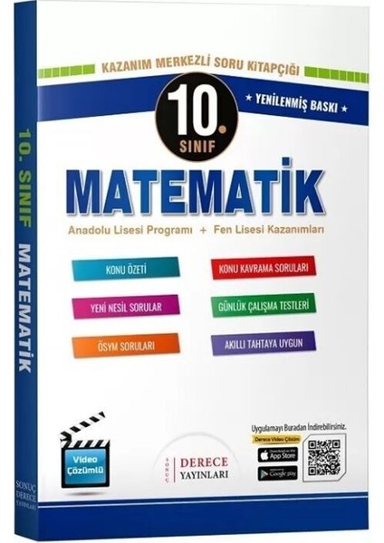 10. Sınıf Matematik Kazanım Merkezli Soru Kitapçığı Modüler Set Sonuç Derece