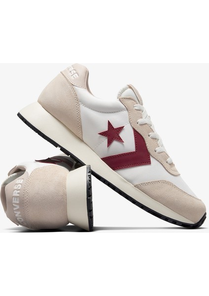 Omega Trainer Unisex Bej Süet Sneaker