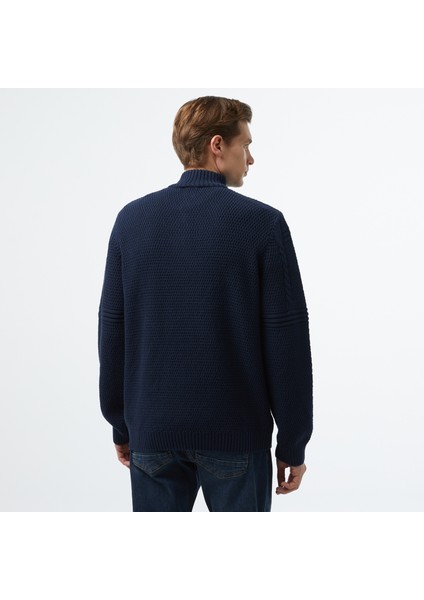 Erkek Lacivert Regular Fit Kazak fiyatları