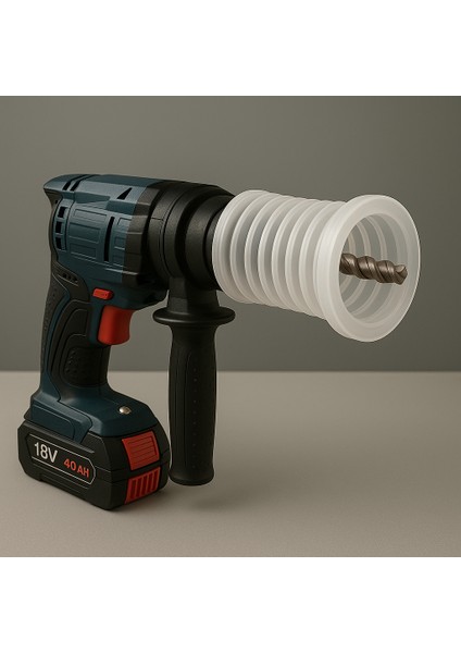 Nov-01 Körüklü Vantuzlu Matkap Ucu Toz Tutucu 70MM