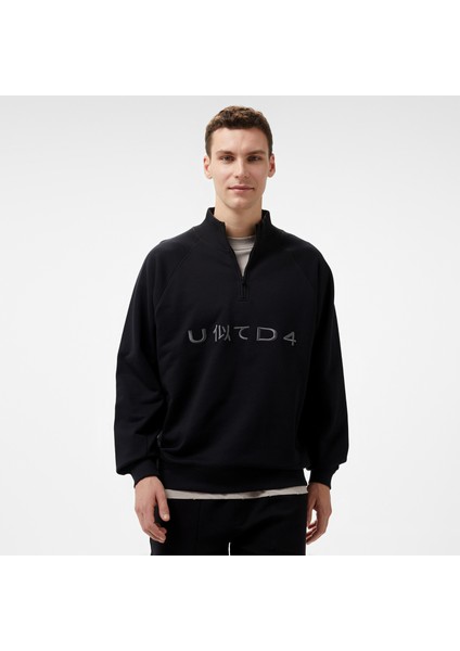 Unıted4 Erkek Siyah Sweatshirt