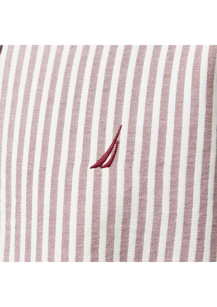 Erkek Bordo Classic Fit Gömlek