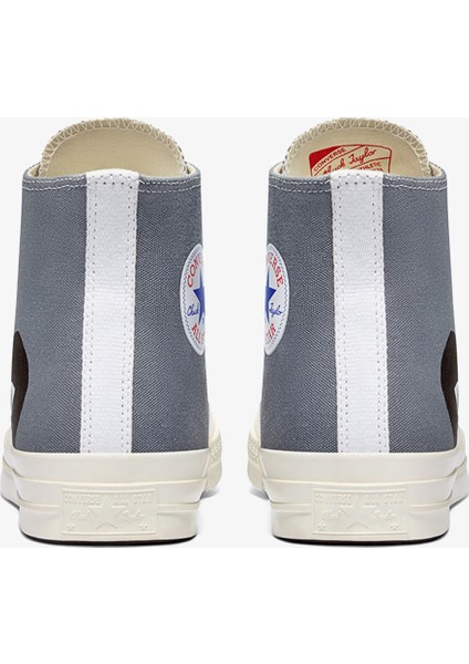 x Comme Des Garçons Play Chuck 70 Unisex Gri Sneaker modelleri