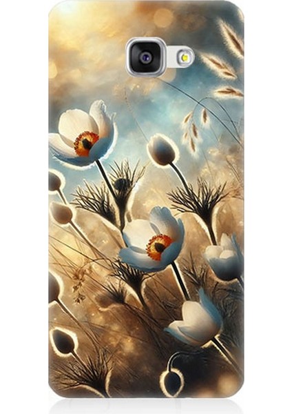 Samsung Galaxy A7 2016 Uyumlu Pamuk Dalları Bahar Ruhu Desenli Silikon Kılıf