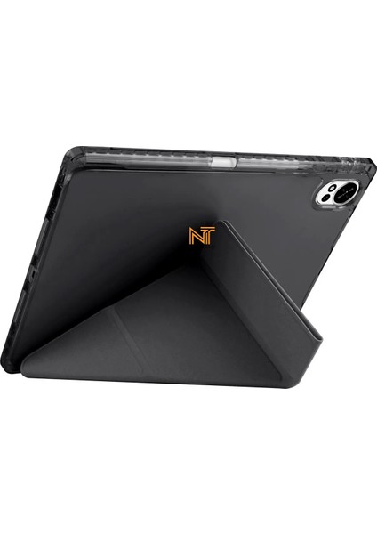 Huawei Matepad 12 x 2025 Uyumlu Trifolding Kalem Bölmeli Arkası Yumuşak Silikon Kılıf fiyatları