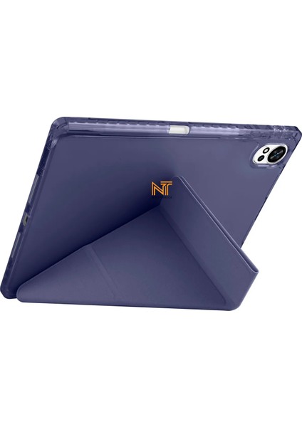 Huawei Matepad 12 x 2025 Uyumlu Trifolding Kalem Bölmeli Arkası Yumuşak Silikon Kılıf fiyatları