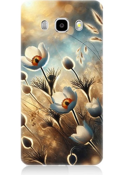Samsung Galaxy J7 2016 Uyumlu Pamuk Dalları Bahar Ruhu Desenli Silikon Kılıf