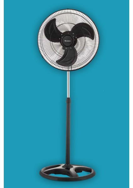 Sanayi Tipi Ayaklı Vantilatör 140CM – 3 Kademeli 3 Metal Kanatlı 80W Güçlü Fan 18 Inç fiyatları