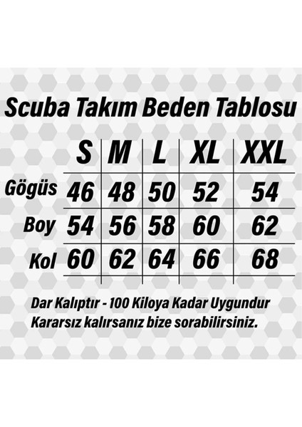 Siyah Baskısız Yarım Fermuarlı Alt Üst Eşofman Takımı