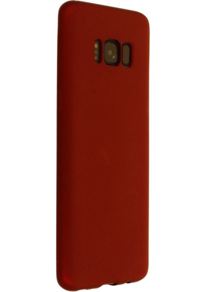 Newface Galaxy S8 Kılıf First Silikon - Bordo