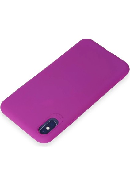 Newface Iphone x Kılıf First Silikon - Mor modelleri
