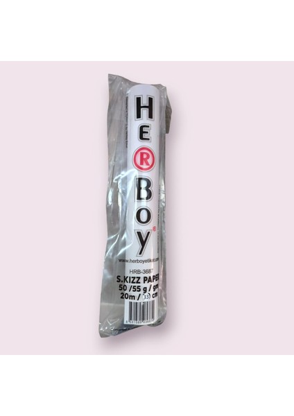 Rulo Eskiz Kağıdı 20M x 33CM, 50/55GR.