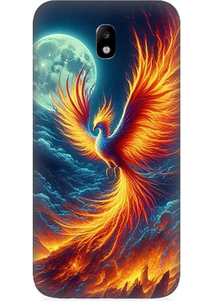 Samsung Galaxy J5 Pro Uyumlu Ateşle Dans Eden Anka Desenli Silikon Kılıf