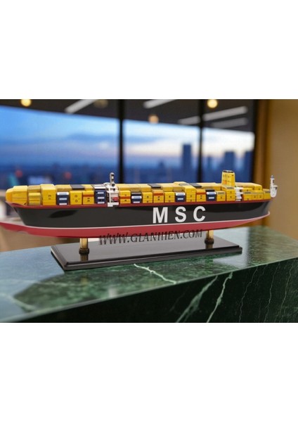 Denizcilik Grubu-Vietnam Gemiler-Msc OLIVER-103X15X24 CM-JTK1308P