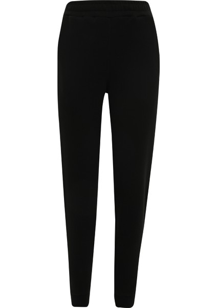 New Id Reg Jogger Siyah Kadın Eşofman Altı