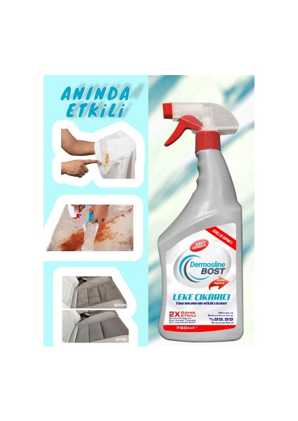 3'lü Dermosline Bost Leke Çıkarıcı 750 ml modelleri