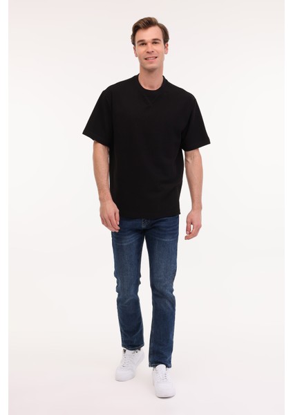 ml Neck 11BS60 5fx Siyah Erkek Kısa Kol T-Shirt modelleri