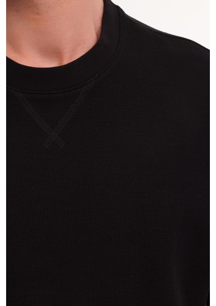 ml Neck 11BS60 5fx Siyah Erkek Kısa Kol T-Shirt fırsatları