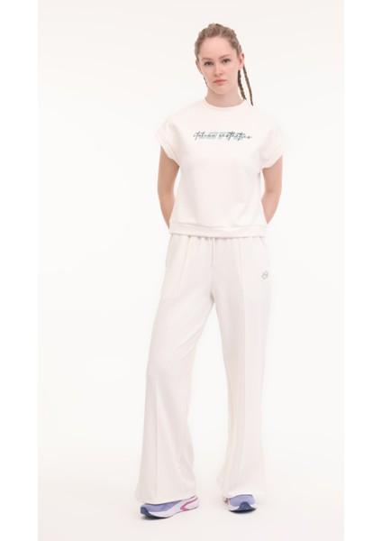 W-Urana Track Pant 5fx Ekru Kadın Eşofman Altı