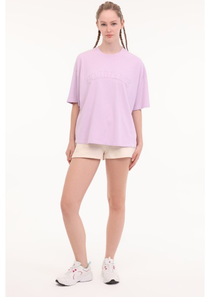 Wl Gale 11SY788 5fx Lila Kadın Kısa Kol T-Shirt modelleri