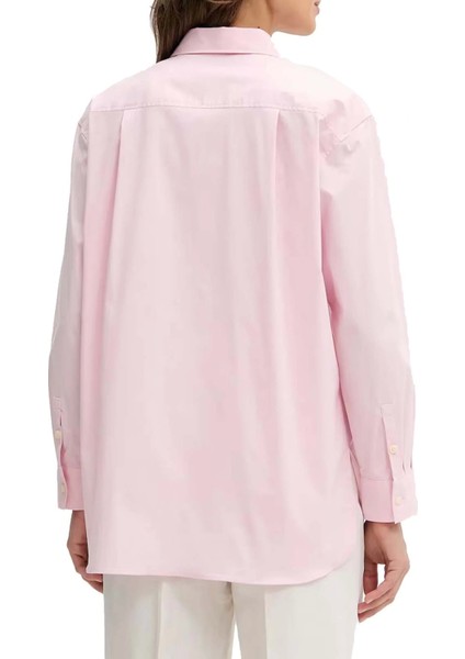 Calvin Klein Poplın Relaxed Shırt Kadın Pembe Gömlek LV047C143G-W0S modelleri