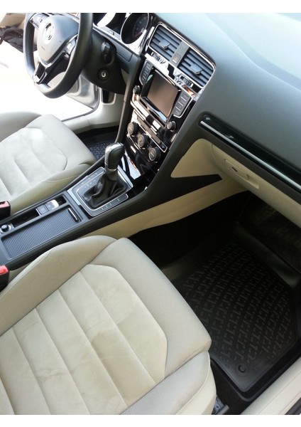 Volkswagen Golf 7 3D Siyah Havuzlu Paspas 2012 ve 2021 indirimleri