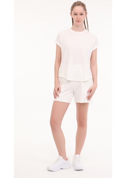 Wl Fun 11MD1143 5fx Ekru Kadın Kısa Kol T-Shirt modelleri