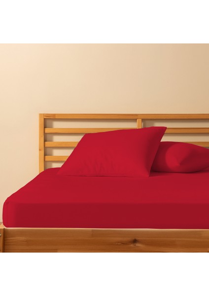 %100 Pamuklu Tek Kişilik Lastikli Çarşaf 120X200+30 | 50X70 Yastık Kılıfı ( 1 Adet )