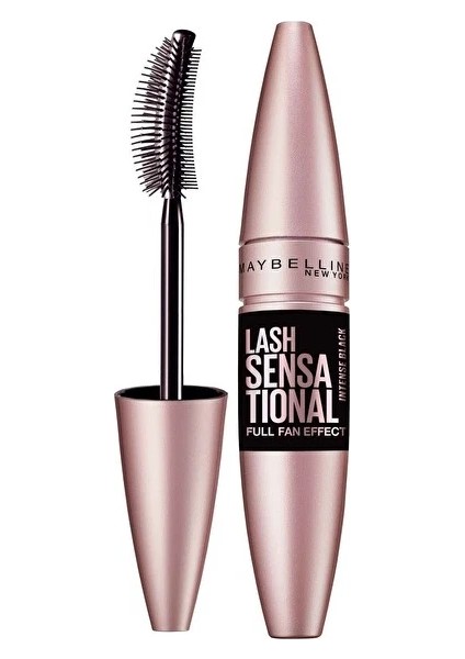 Maybelline New York Lash Sensational Yelpaze Etkili Intense Black Maskara - Ekstra Siyah