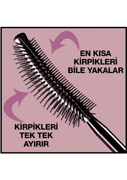 Maybelline New York Lash Sensational Yelpaze Etkili Intense Black Maskara - Ekstra Siyah modelleri