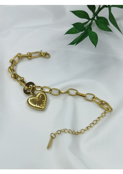 Kalp Charm Tfnny Zincir Kadın Bileklik fırsatları