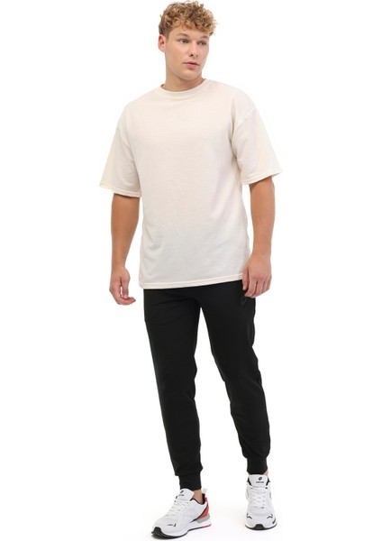 M-Bsc Pes Jogger 5fx Siyah Erkek Eşofman Altı