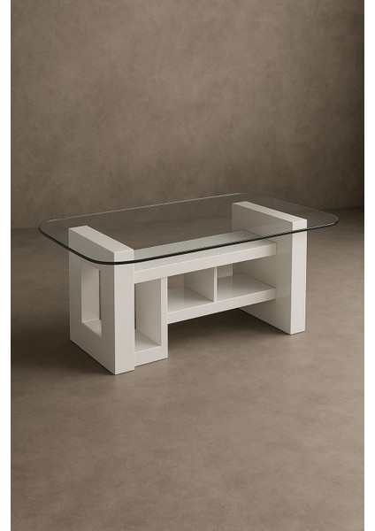 Recta Coffee Table - Beyaz