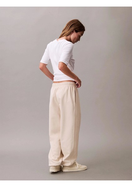 Monologo French Terry Jogger Kadın Beyaz Eşofman Altı LV047B235G-ACG fiyatları