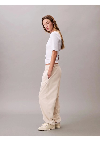 Monologo French Terry Jogger Kadın Beyaz Eşofman Altı LV047B235G-ACG modelleri