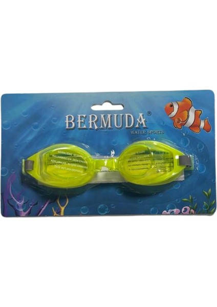 Bermuda Çocuk Yüzücü Gözlüğü 54439 Sarı