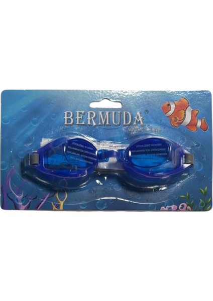 Bermuda Çocuk Yüzücü Gözlüğü 54439 Mavi