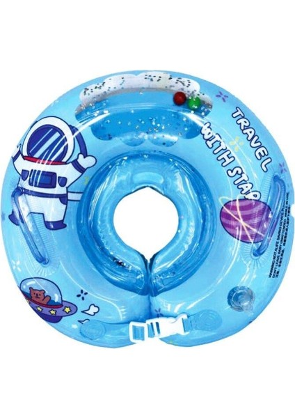 Bestway Çıngıraklı Bebek Boyun Simidi 40 cm 2309013 Mavi
