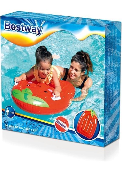 Bestway Çocuk Deniz ve Havuz Yatağı El Tutmalı 84X56 cm 42049 Kırmızı modelleri