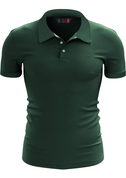 Pamuk Polo T-Shirt Impero Yeşil