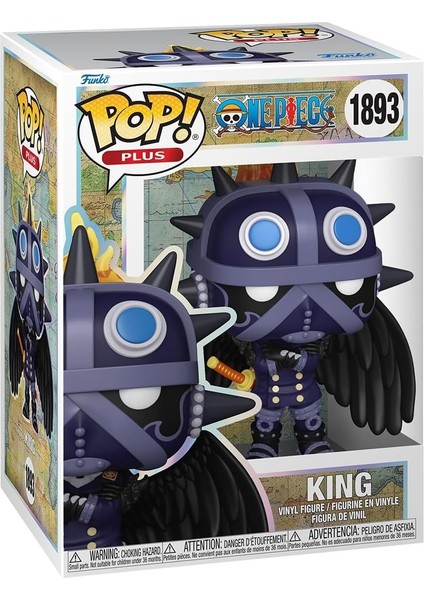 Pop! Animasyon: One Piece, King, Vinil Koleksiyon Figürü, Resmi Lisanslı Ürün