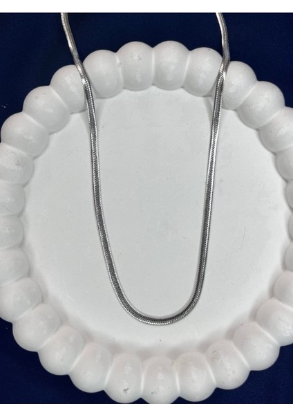 Unisex Gümüş Renk Çelik Italyan Ezmesi Kolye fiyatları