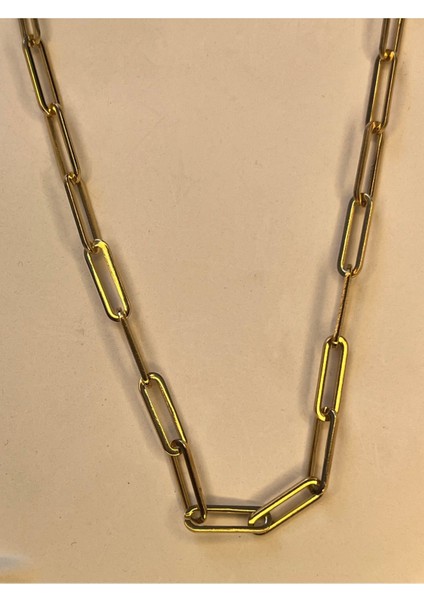 Gold Renk Unisex Çelik Zincir Kolye fiyatları