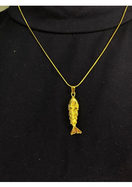 Gold Renk Balık Kolye fiyatları