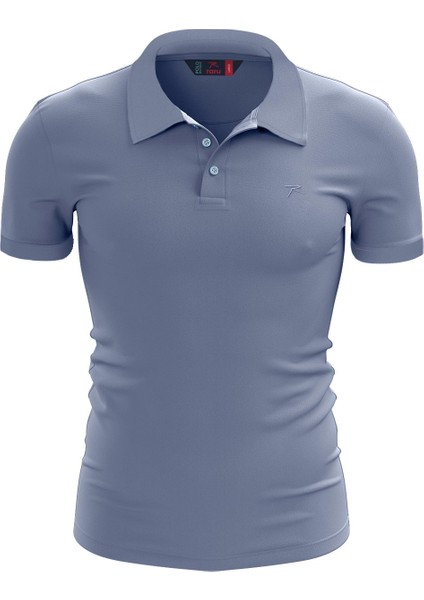 Pamuk Polo T-Shirt Impero Mavi