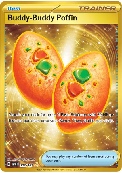 Buddy-Buddy Poffin 223/167 Hyper Rare Oyun Kartı